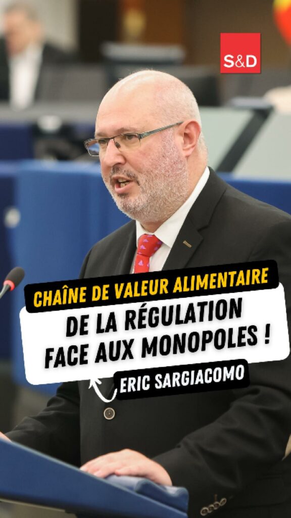 Député européen en plénière sur la régulation face aux monopoles