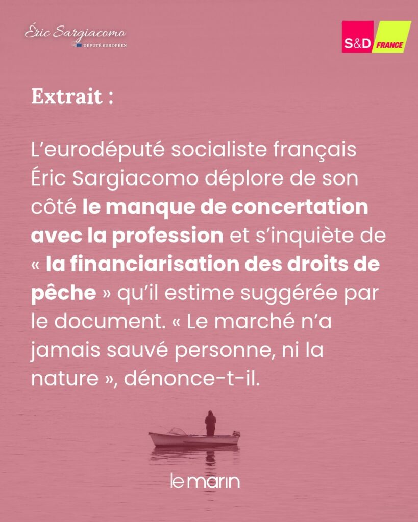 Présentation d’Eric Sargiacomo, député européen des Landes. - Engagements pour l’agriculture, la pêche, et la justice sociale. - Vice-présidence de la commission agriculture.